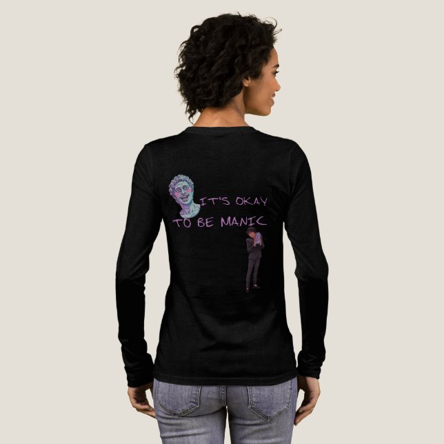 IT'S OKAY TO BE MANIC T SHIRT (Hel baksida)