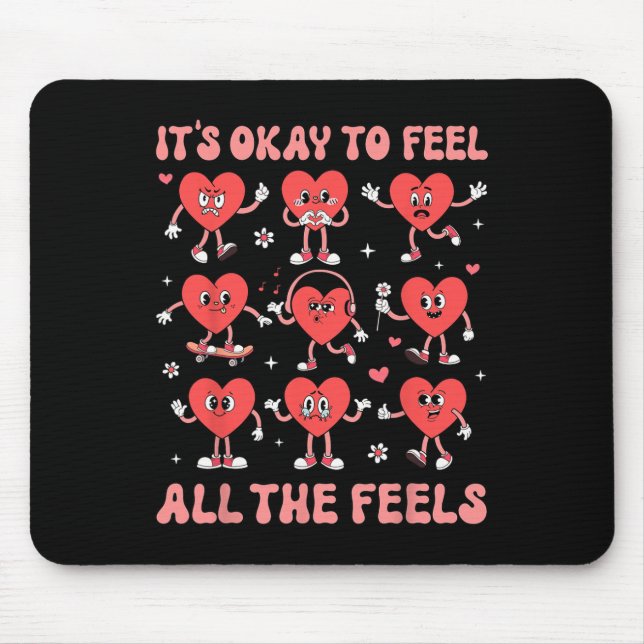 It's Okay To Feel All The Feels Mental Health Vale Musmatta (Framsidan)