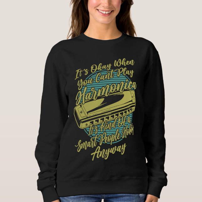 It's okay when you cant play Harmonica Player Fren T Shirt (Framsida)