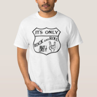 It's Only Rock and Roll #1 - Tshirt Stencil Custom Tee Shirt