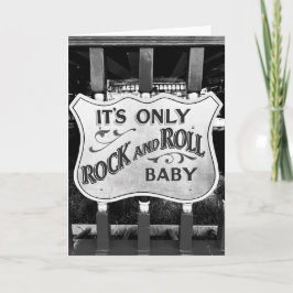 'It's Only Rock and Roll Baby' Tack Kort