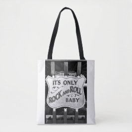 'It's Only Rock and Roll Baby' Totebag Tygkasse