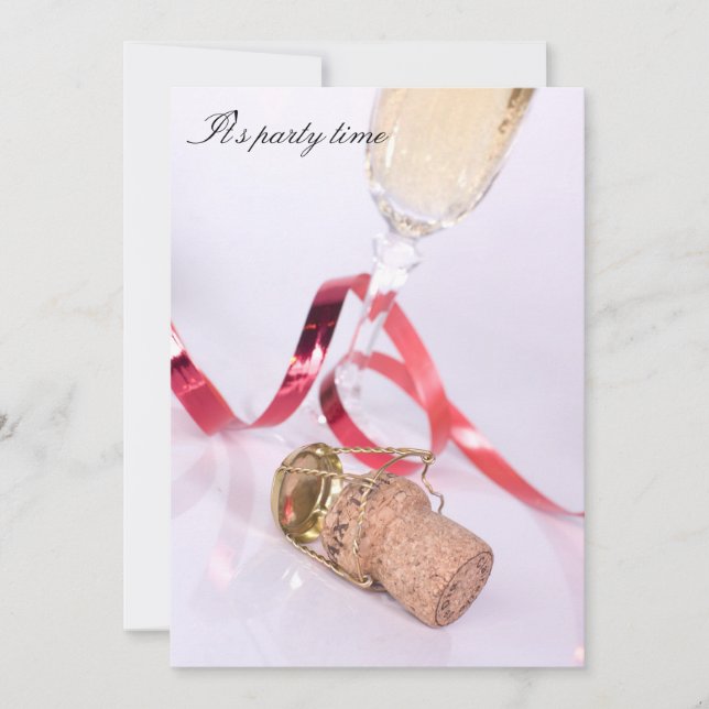 It's party time inbjudningar (Framsida)