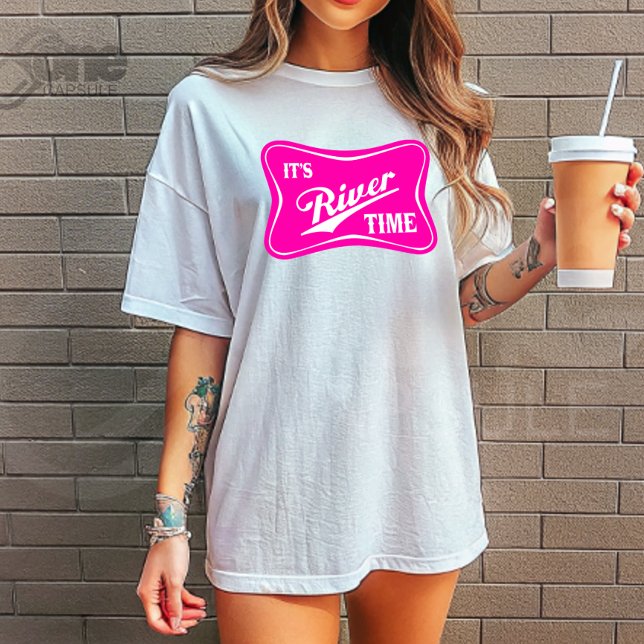 It's River Time T-Shirt – Retro Summer Float Trip  (Skapare uppladdad)
