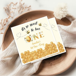 It's So Sweet To Bee 1st Birthday Pappersservett