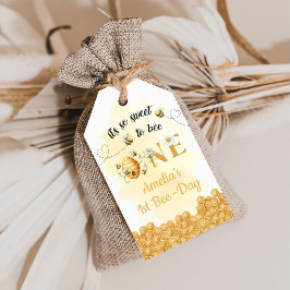 It's So Sweet To Bee 1st Birthday Presentetikett