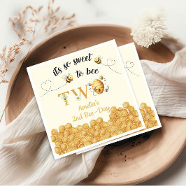 It's So Sweet To Bee 2nd Birthday Pappersservett