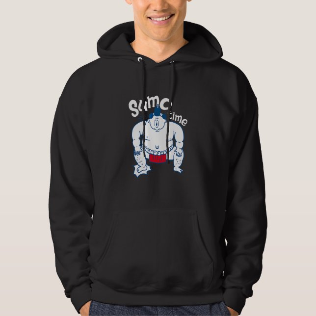 It's Sumo Time On My Country Wrestling Sumo Hoodie (Framsida)