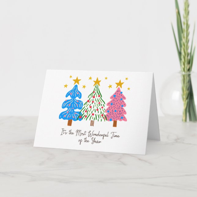 It's The Most Wonderful Time Christmas  Kort (Framsida)