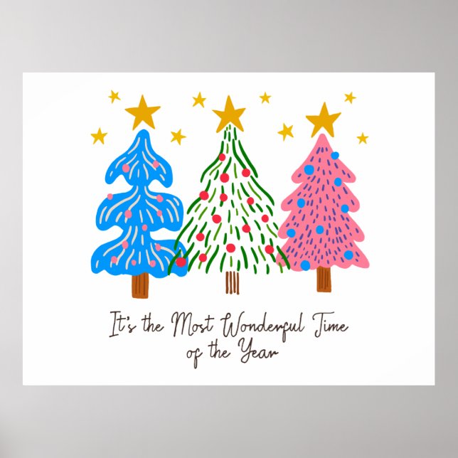 It's The Most Wonderful Time Christmas  Poster (Framsidan)
