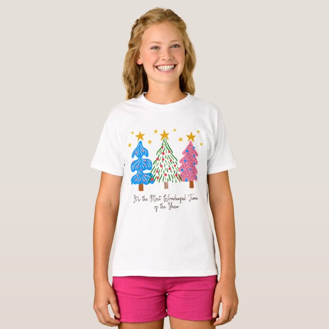 It's The Most Wonderful Time Christmas  T Shirt (Hel framsida)