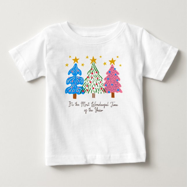 It's The Most Wonderful Time Christmas  T Shirt (Framsida)