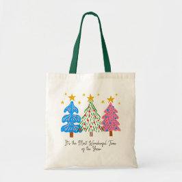 It's The Most Wonderful Time Christmas Tygkasse