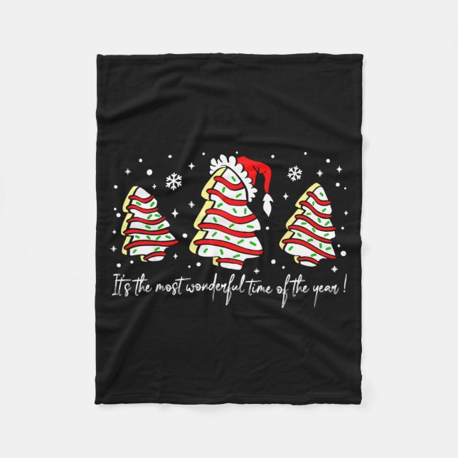 It's The Most Wonderful Time Of The Year Christmas Fleecefilt (Framsidan)