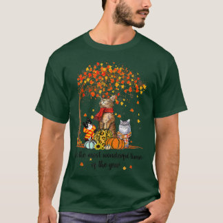Its The Most Wonderful Time Of The Year Family Cat T Shirt