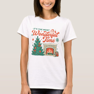 It's the Most Wonderful Time | Vintage Christmas  T Shirt