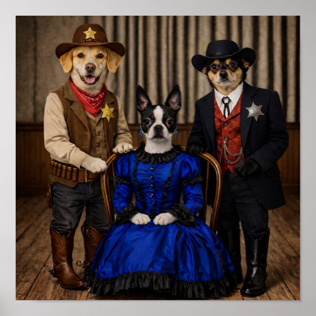 "It's The Wild West" Poster (Framsidan)