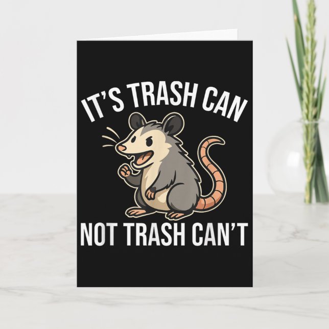 It's Trash Can Not Trash Can't Ossum Fun  Kort (Framsida)