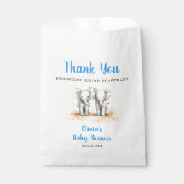 It's Twin Boys Baby Shower Favour Bags
