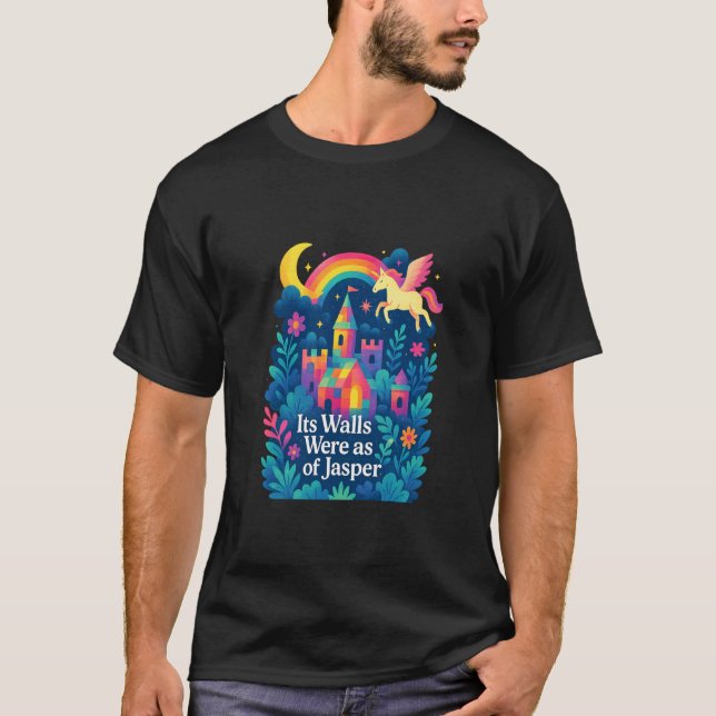 Its Walls were as of Jasper Kenneth Grahame Magic  T Shirt (Framsida)