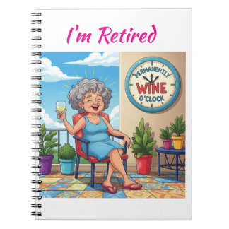 It's Wine O'Clock Anteckningsbok