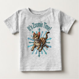 It's Zoomie Time Bengal Cat T Shirt