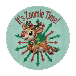 "It's Zoomie Time! Christmas Reindeer
