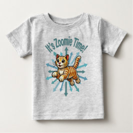 It's Zoomie Time Tiger Cat T Shirt