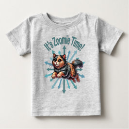 It's Zoomie Time Tortoise Shell Cat T Shirt