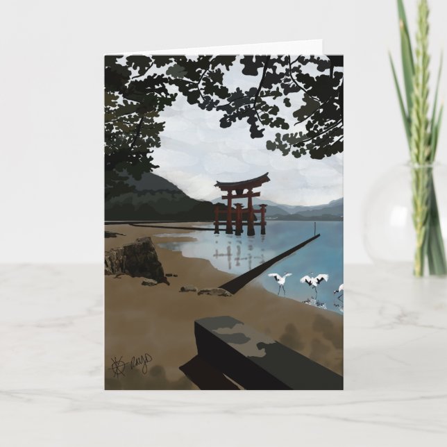 Itsukushima Jinja Kort (Framsida)