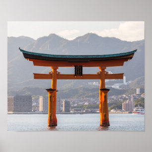 Itsukushima relikskrin, Japan Poster