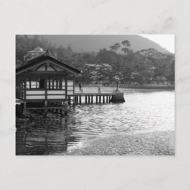 Itsukushima Shrine Vykort (Framsida)
