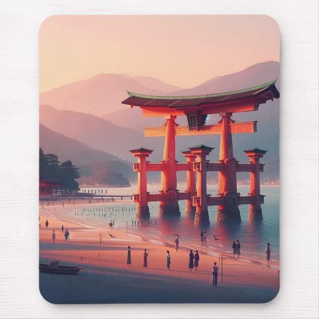 Itsukushima Torii, Itsukushima-helgedomen, Miyajim Musmatta (Framsidan)