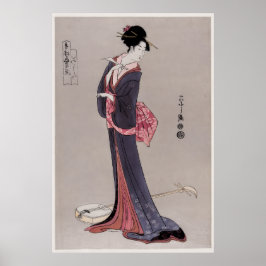Itsutomi av Eishi Hosoda (1756-1829), Poster
