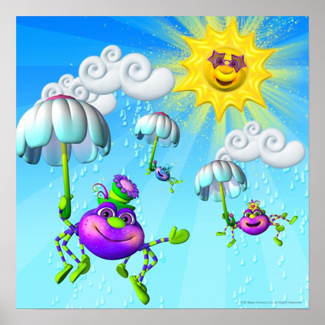 Itsy Bitsy Spider 18x18 Poster (Framsidan)