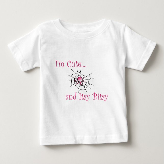 Itsy Bitsy Spider Girl T-shirt (Framsida)