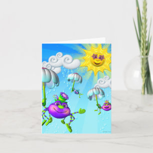 Itsy Bitsy Spider Note Card Kort