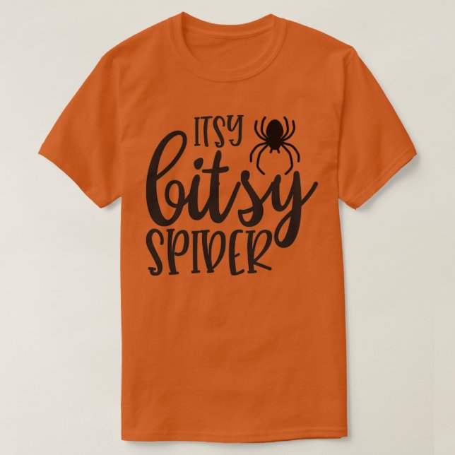 Itsy Bitsy Spider T Shirt (Design framsida)