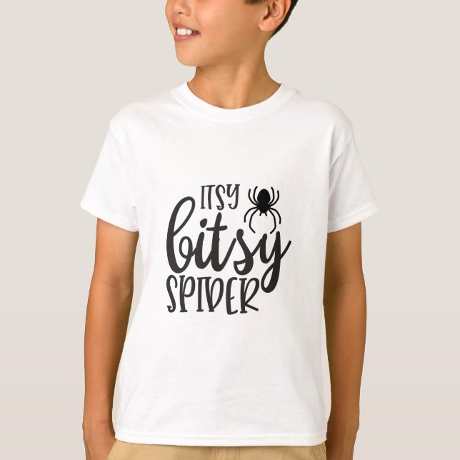 Itsy Bitsy Spider T Shirt (Framsida)