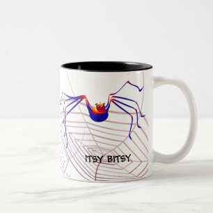 Itsy Bitsy spindelmugg Två-Tonad Mugg