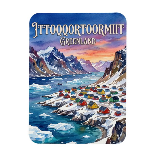 Ittoqqortoormiit By Grönland Magnet (Vertikal)