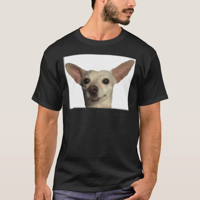 Itty Bitty Chihuahua T Shirt (Framsida)