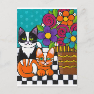 Itty Bitty Kattunge Vykort