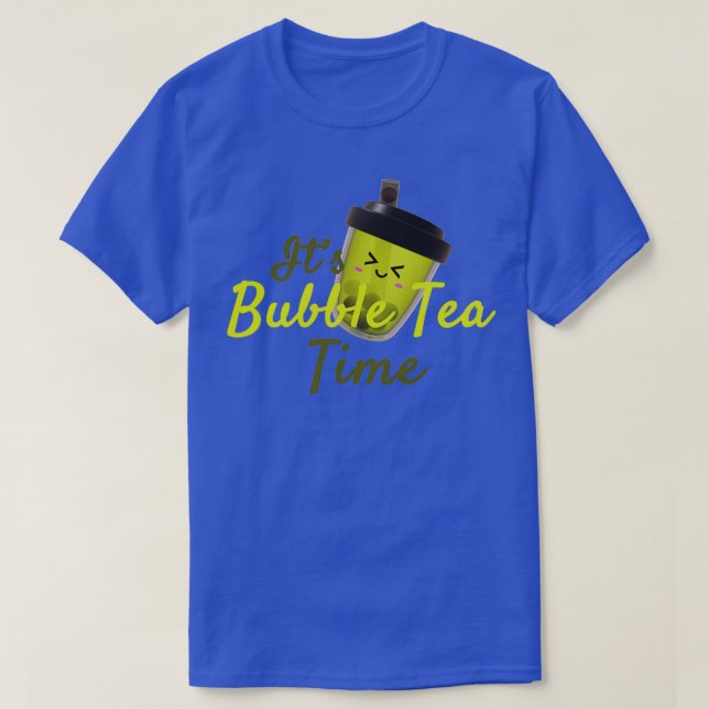 Itx27s bubble tea time Matcha utgåva T Shirt (Design framsida)