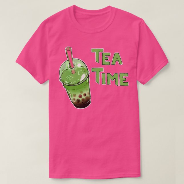 Itx27s Bubble Tea Time T Shirt (Design framsida)