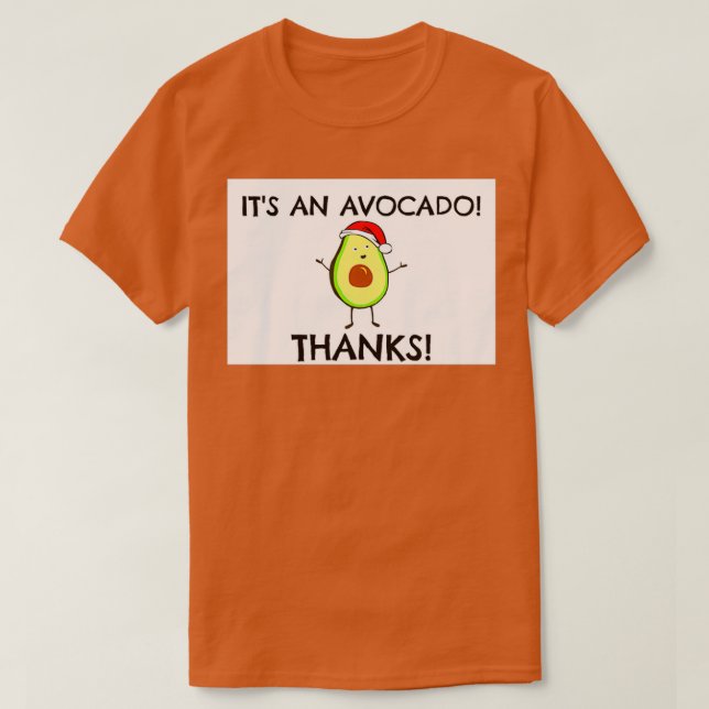 ITx27S- OCH AVOCADO-hälsningskort T Shirt (Design framsida)