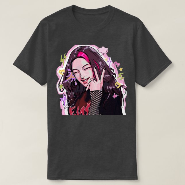 ITZY Hwang Yeji T Shirt (Design framsida)