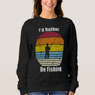 Iu2019d Rather Be Fishing Distressed T Shirt