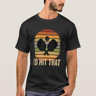 Iu2019d Slå att Pickleball Dink Pun Player Retr T Shirt