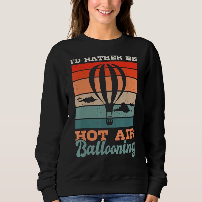 Iu2019d, var i stället Hett Luft Ballooning Hett L T Shirt (Framsida)